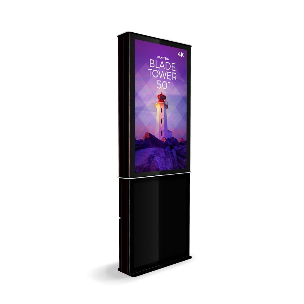 Makitso Blade Tower 50" - 4K Digital Signage Kiosk - Image 4