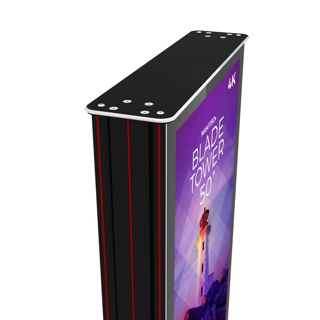 Makitso Blade Tower 50" - 4K Digital Signage Kiosk - Image 5