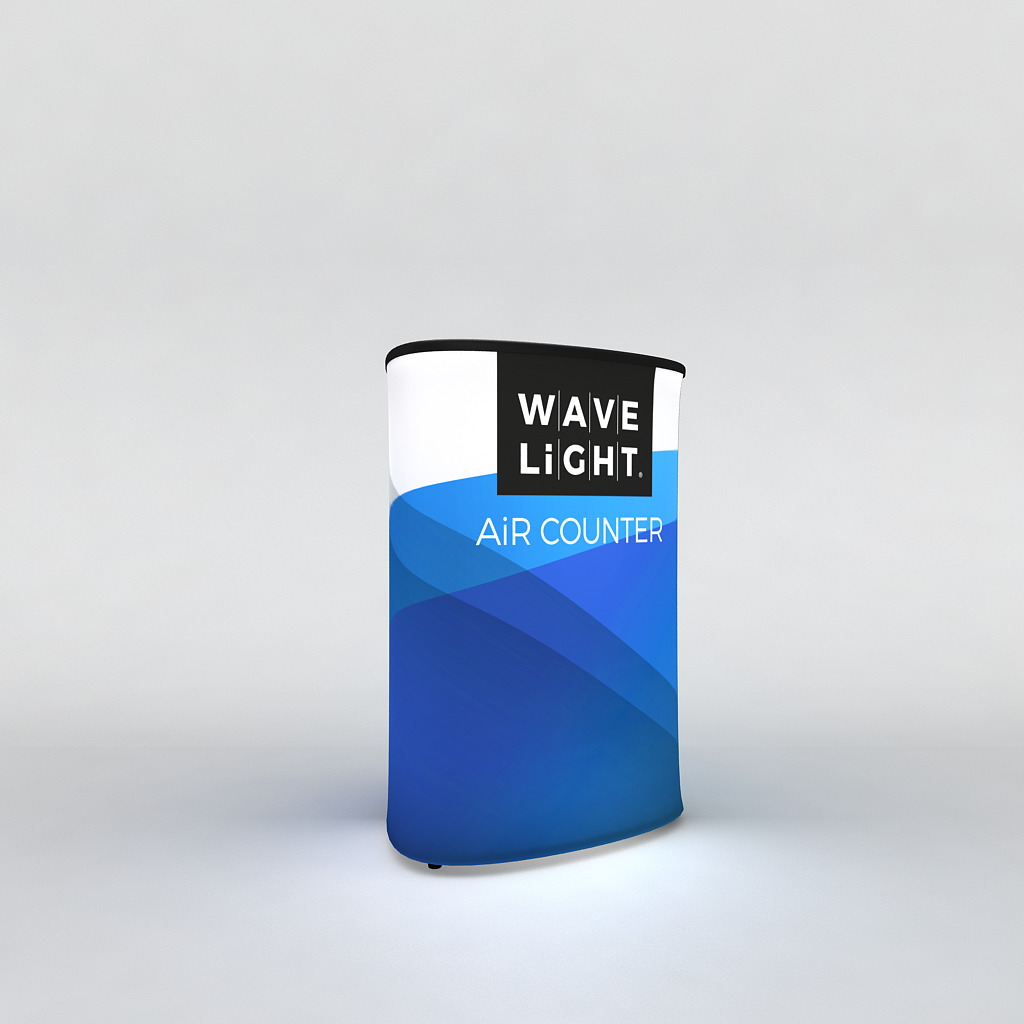 WaveLight® Air Backlit Inflatable Counter - Triangular