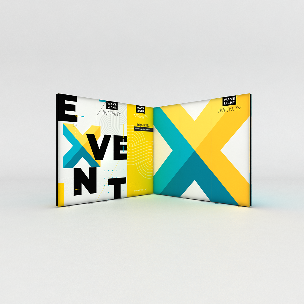 WaveLight® Infinity LED Light Box Display Stands for Events - Image 5