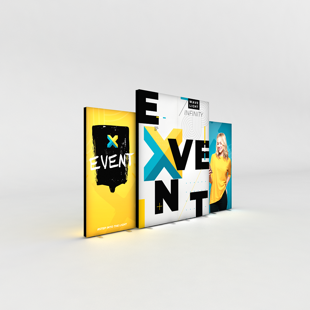 WaveLight® Infinity LED Light Box Display Stands for Events - Image 7