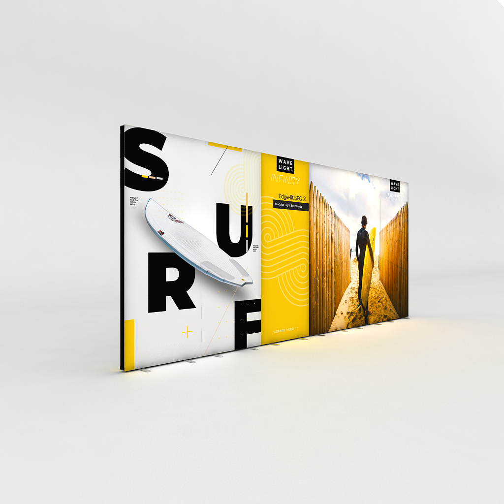 WaveLight® Infinity LED Light Box Display Stands for Trade Shows - Image 3