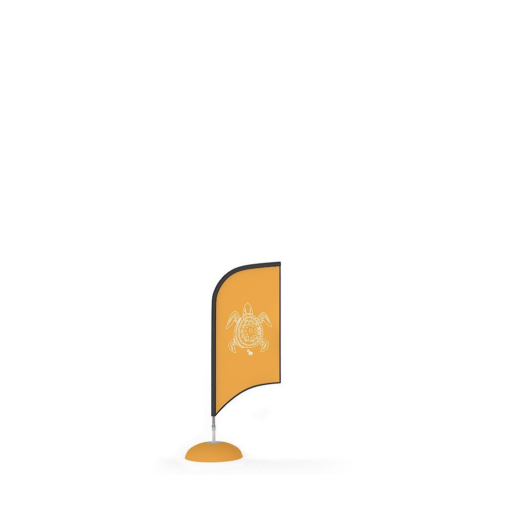 WaveLine® Bowhead Flag Small - 6.5' Indoor Bowhead Flags